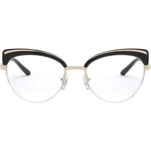 Michael Kors Norway MK3036 Eyeglass Frames 1014-53 - Light Gold Black