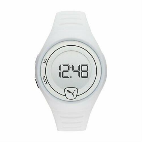 Puma Men`s Faster P5027 White Polyurethane Automatic Self Wind Fashion Watch
