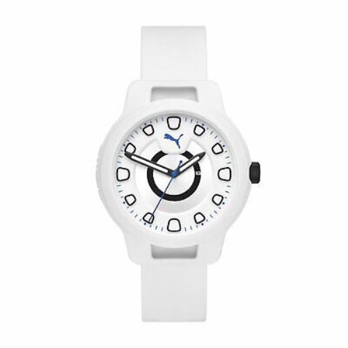 Puma Men`s Reset P5009 White Silicone Quartz Fashion Watch