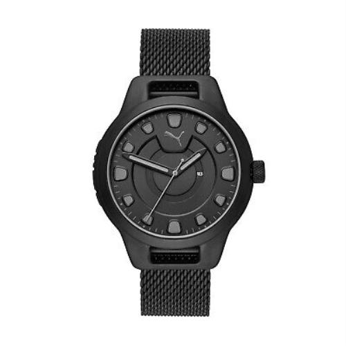 Puma Men`s Reset P5007 Black Stainless-steel Quartz Fashion Watch
