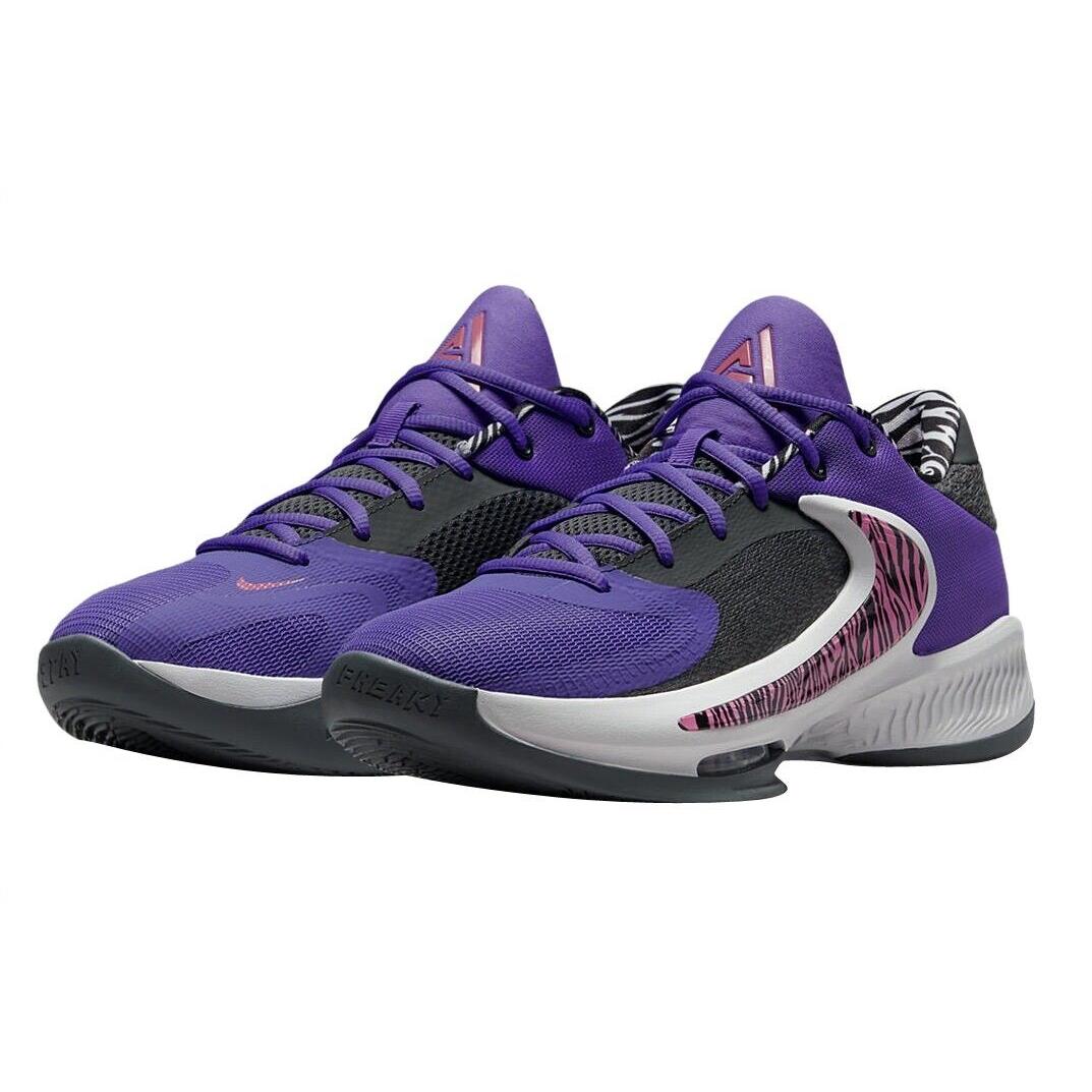 Nike Zoom Freak 4 Nrg DO9680-500 Men`s Grape/pink/white Shoes Size US 11 NR2658 - Grape/Pink/White