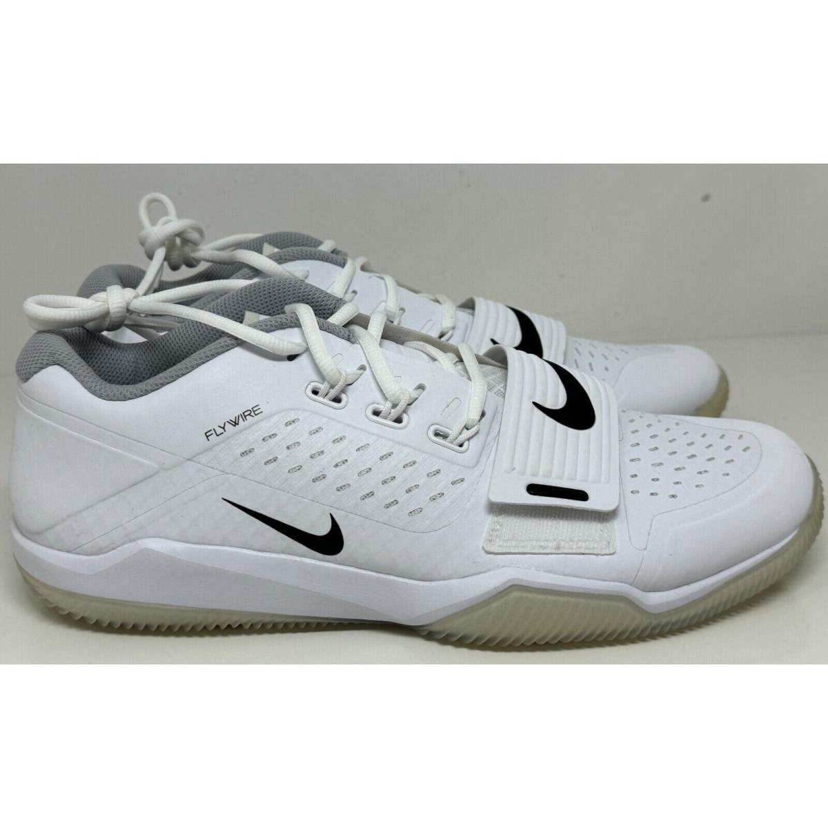 Men s Size 12 Nike Alpha Menace Turf Low AQ8129 101 White Black Noboxlid SporTipTop