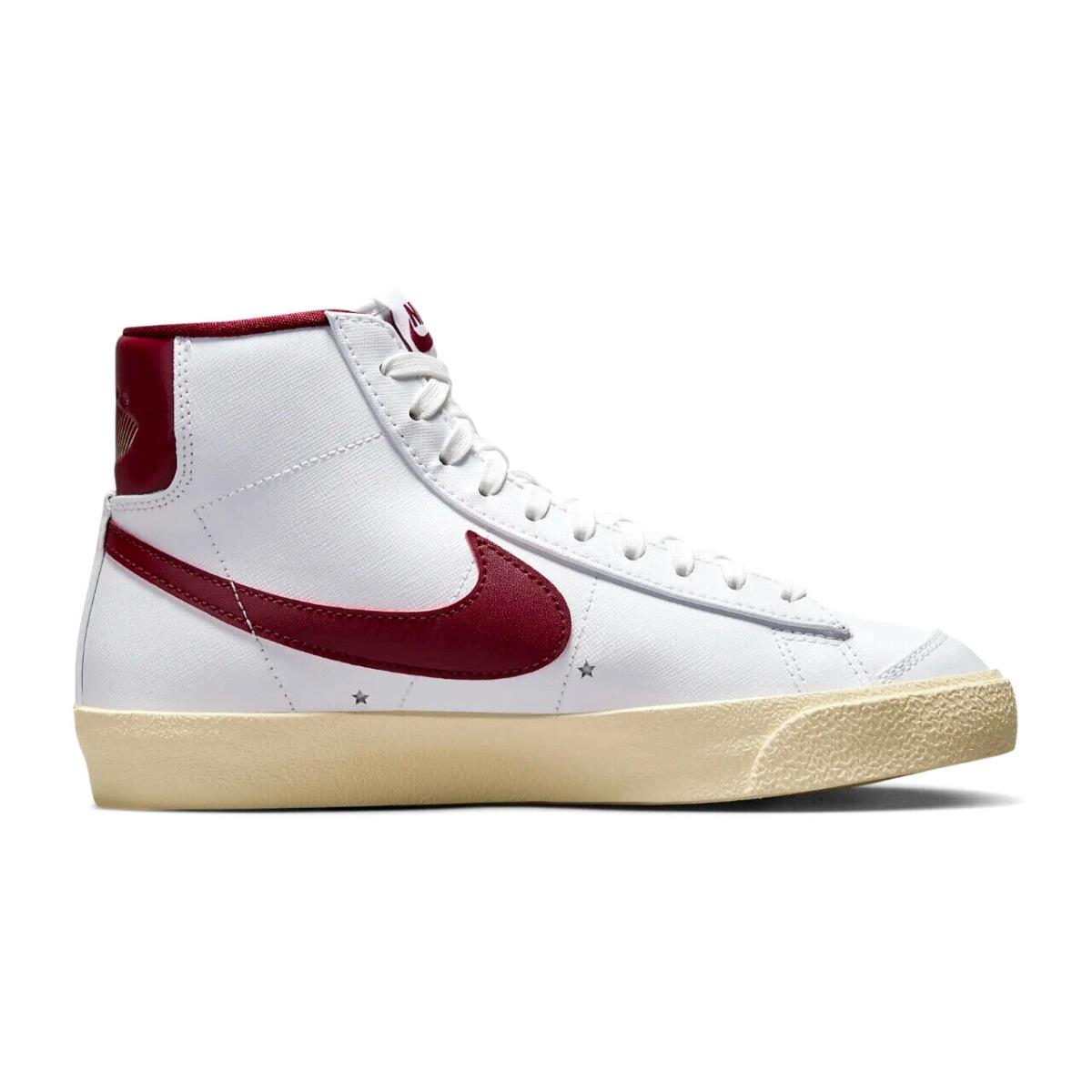 Nike Blazer Mid 77 SE Womens Size 10.5 Shoes DV7003 100 White Team Red - Multicolor