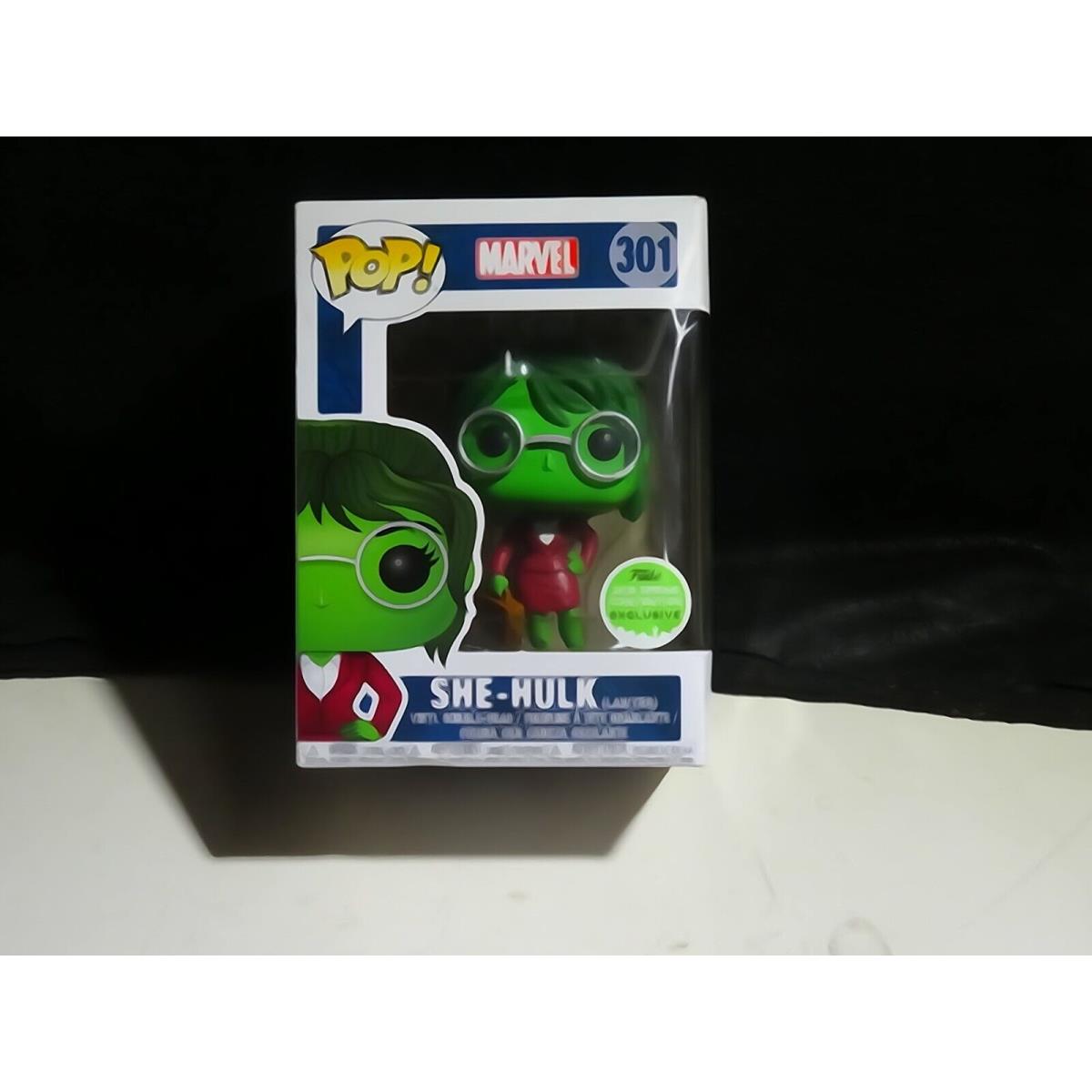 Marvel She-hulk Lawyer Funko Pop 301 Vinyl Figure - 2018 Spring Convention