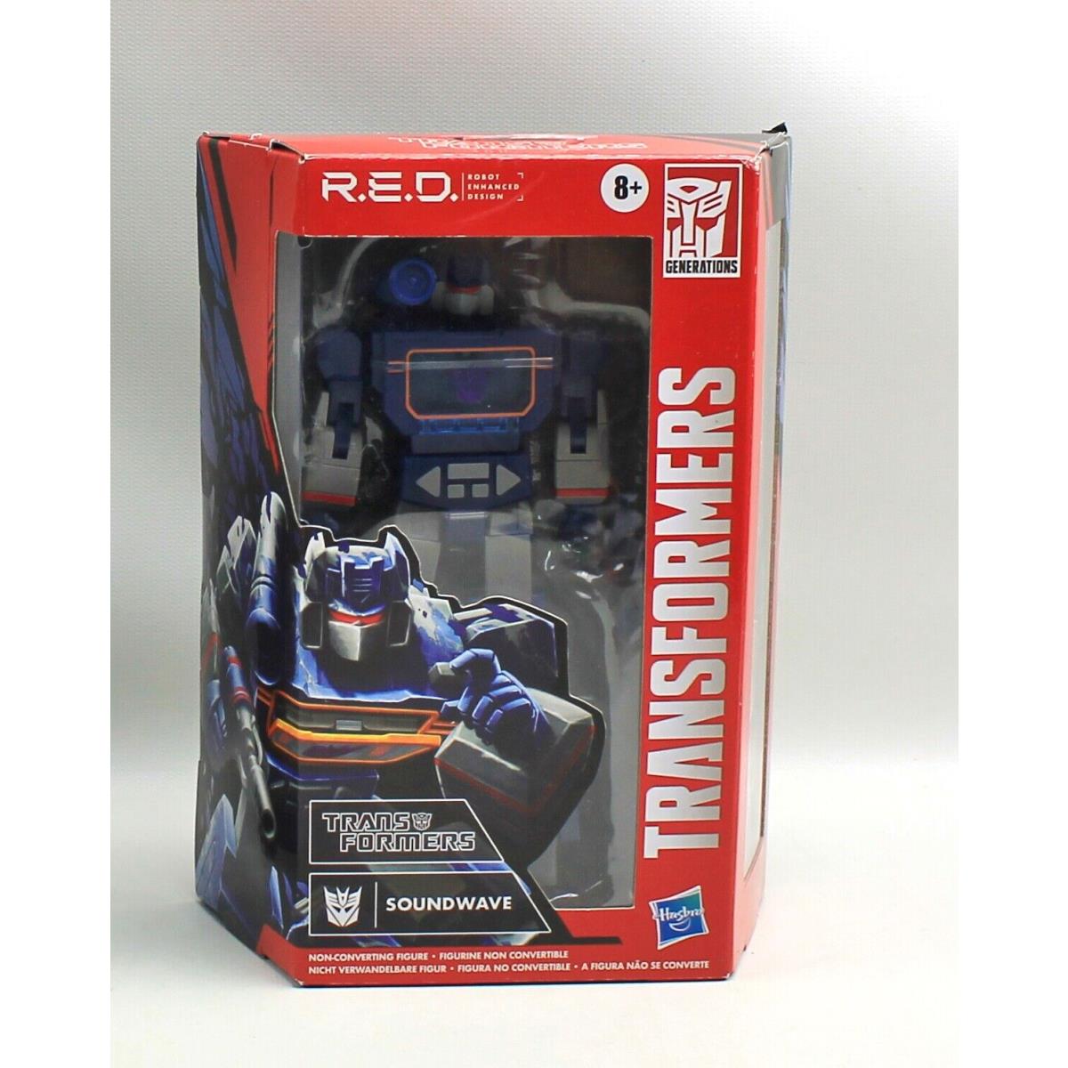 R.e.d. Transformers Soundwave Action Figure