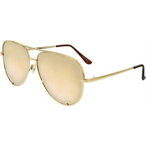 Quay Australia High Key Men`s and Women`s Sunglasses Classic Oversized Aviator