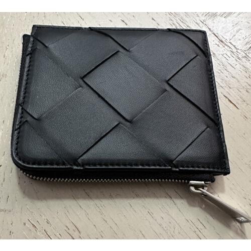 Bottega Veneta Mens Zip Wallet Black 580283 Italy