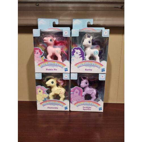 Mlp My Little Pony Hasbro G3 Retro Rainbow Set - Full Set of 4
