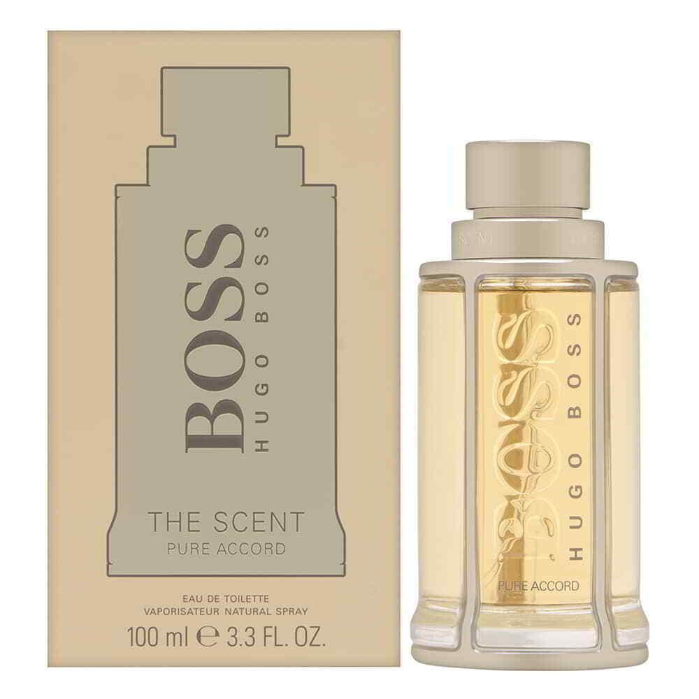 Boss The Scent Pure Accord by Hugo Boss For Men 3.3 oz Eau de Toilette Spray