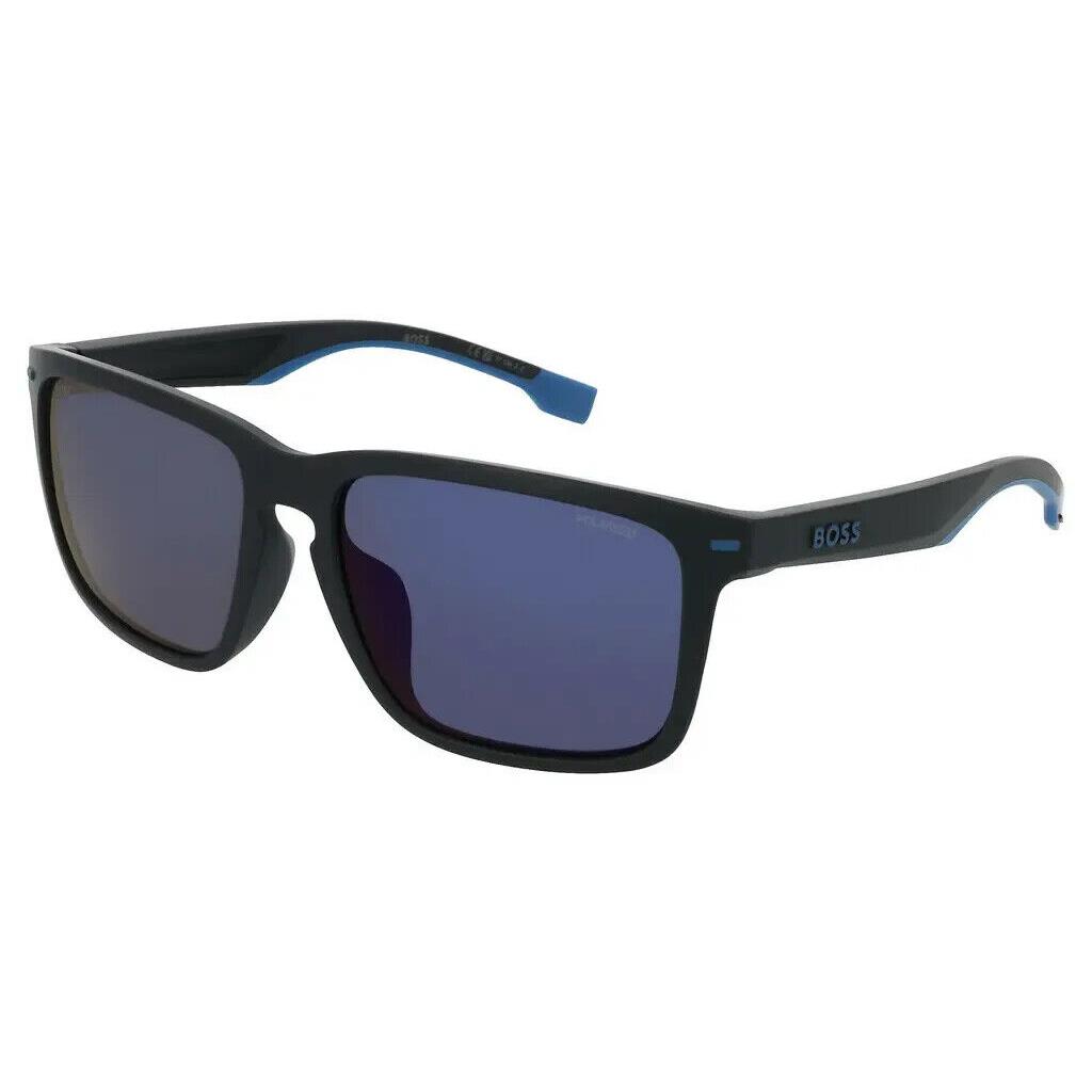 Hugo Boss 1542/F/S 8HT 4J Matte Grey Blue