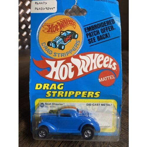 1977 Hot Wheels Neet Streeter 56 - Drag Strippers Patch Card No. 9244