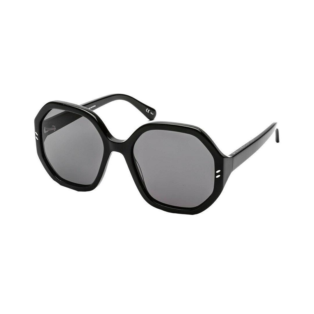 Stella Mccartney Black SC0117S Hexagonal 56-19-140 Sunglasses S2704