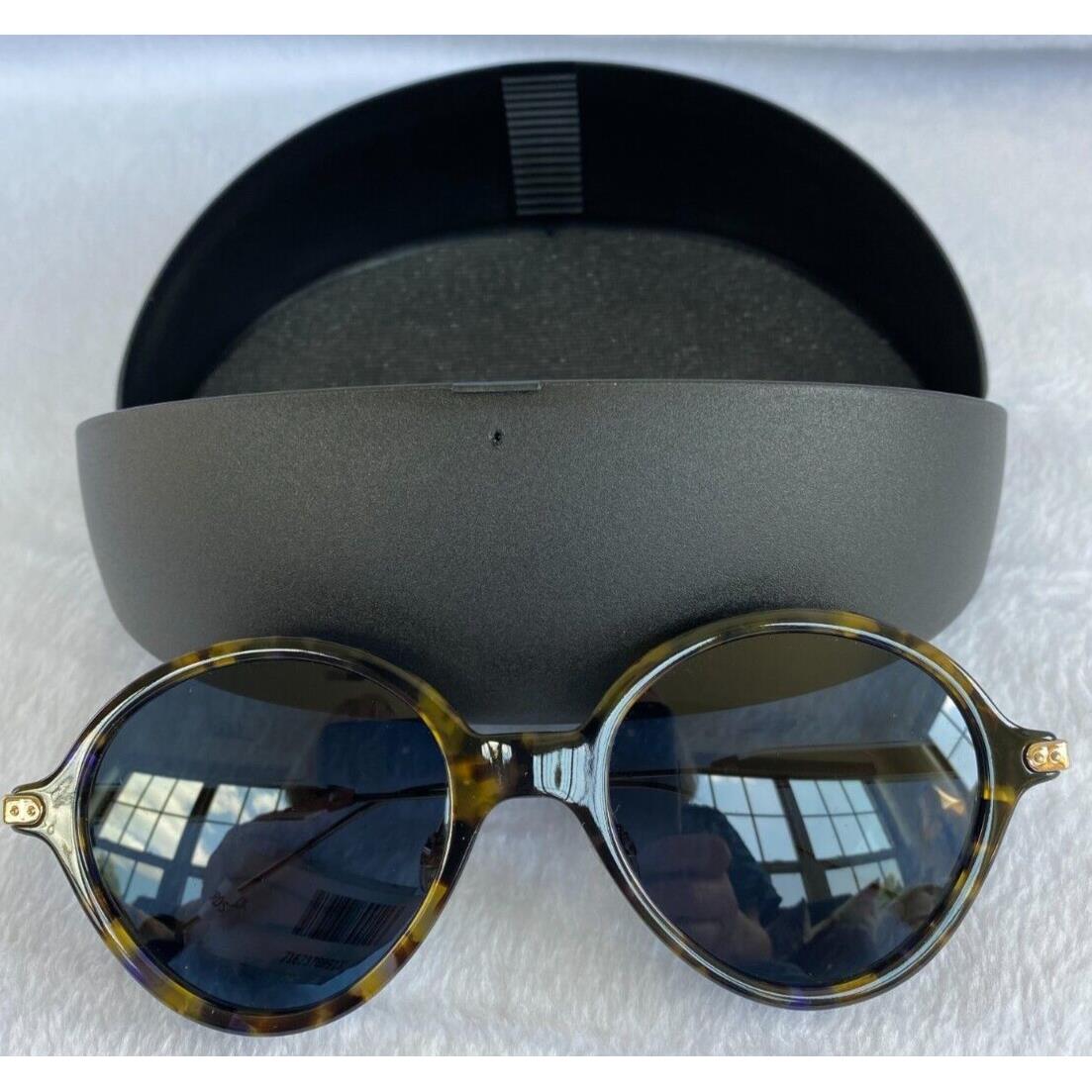 Christian Dior 52mm Umbrage Round Brown Tortoise Shell Sunglasses