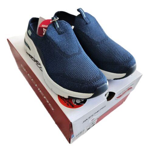 Women`s Skechers Sport Arch Fit Slip-on Shoes 149725 Navy Memory Foam Size 7 - Blue