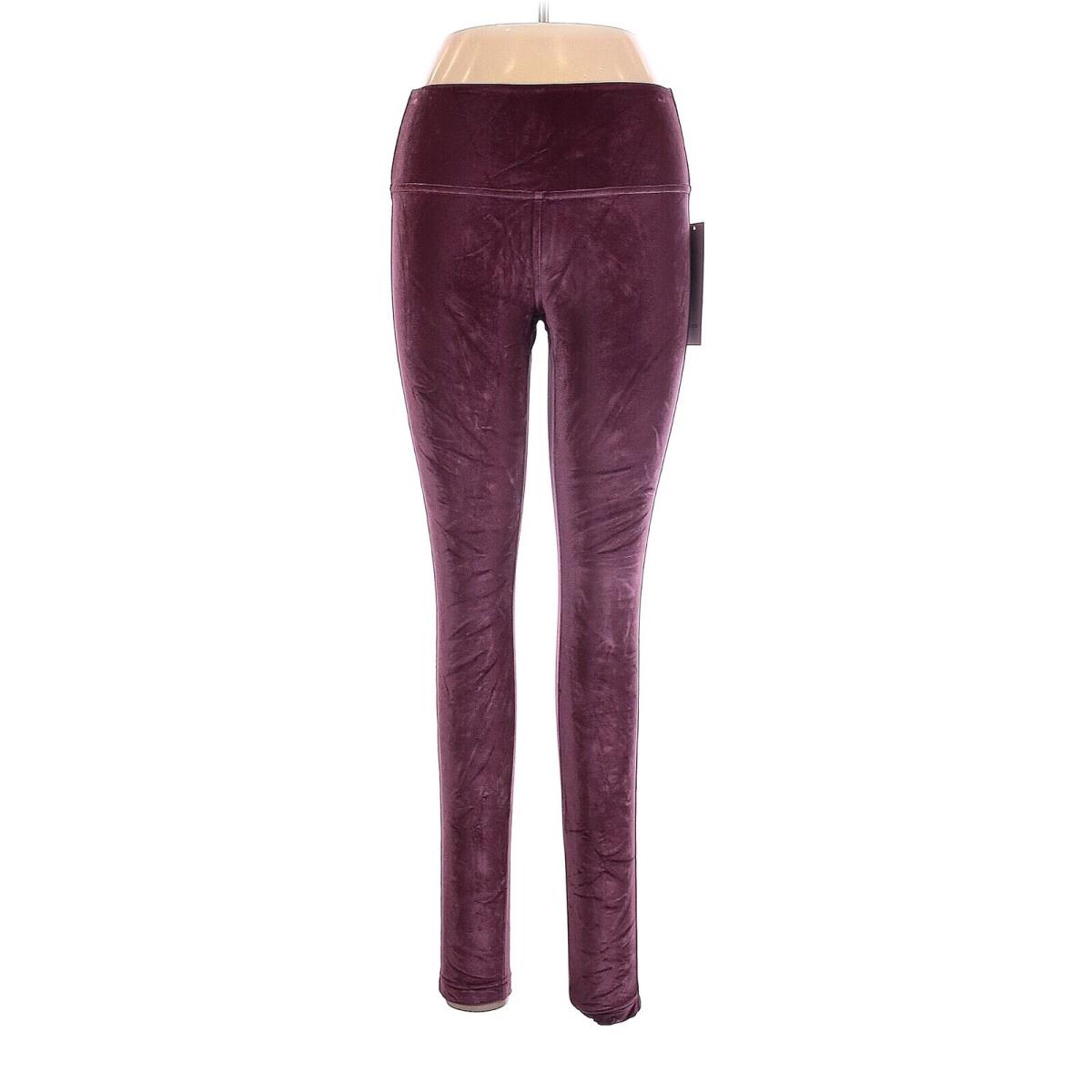 Buy the Lululemon Wunder Lounge Activewear Purple Velvet Leggings Size 6