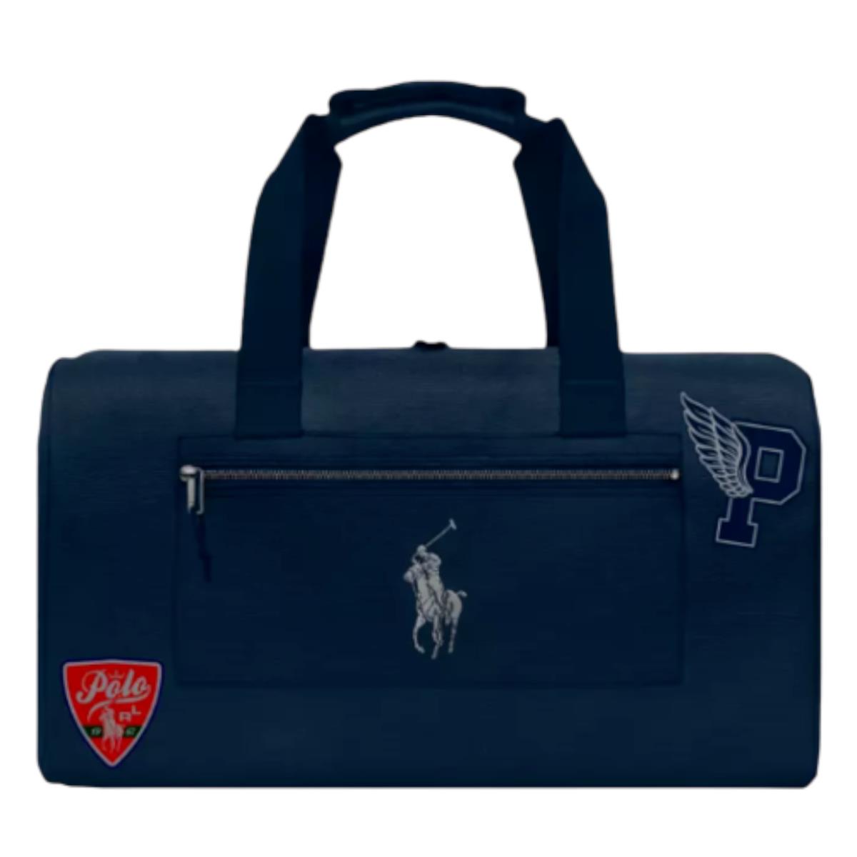 Polo Ralph Lauren Weekender Gym Carry On Duffle Bag 3 Straps Navy