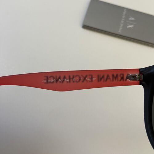 Armani Exchange sunglasses  - Black / Red Frame, Smoke Lens