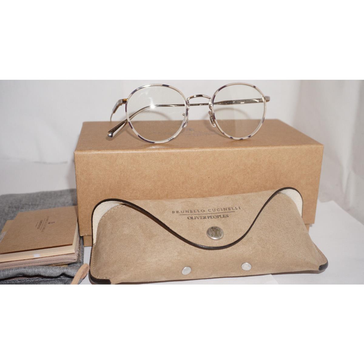 Oliver Peoples Eyeglasses Brunello Cucinelli Havana Silver OV1302 5036 48 21 145