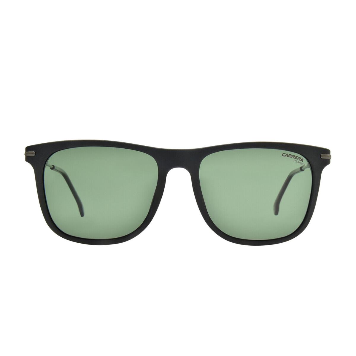 Carrera 276S 0003 UC Sunglasses Matte Black Frame Green Polarized Lenses 55mm