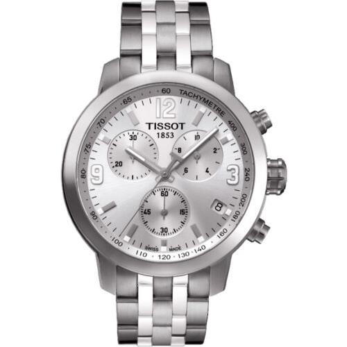 Tissot Prc 200 Quartz Chronograph Men`s Nba Watch T055.417.11.037.00 - Black Dial, Black Band
