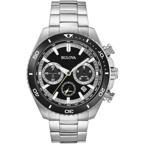 Bulova Men`s Chronograph Watch High Frequency Quartz 98B298