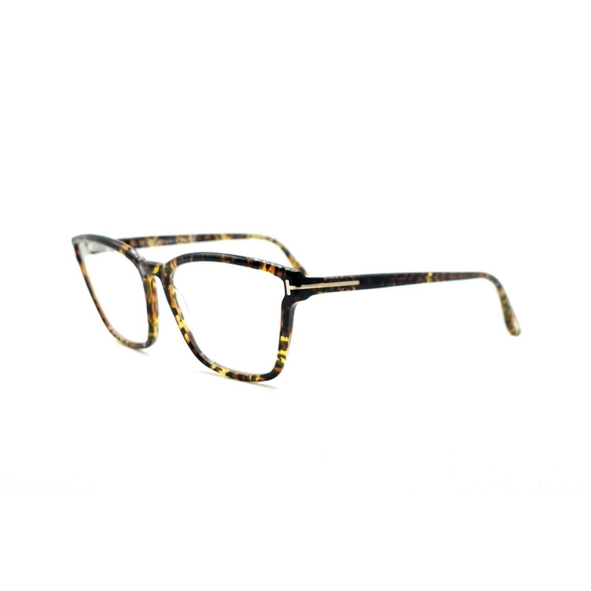 Tom Ford TF5707-B Eyeglasses 056 Tortoise-/blue Light Size 55