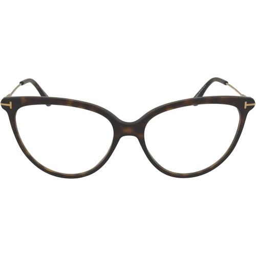 Eyeglasses Tom Ford FT 5688 -B 052 Shiny Classic Dark Havana Rose Gold/blue Bl