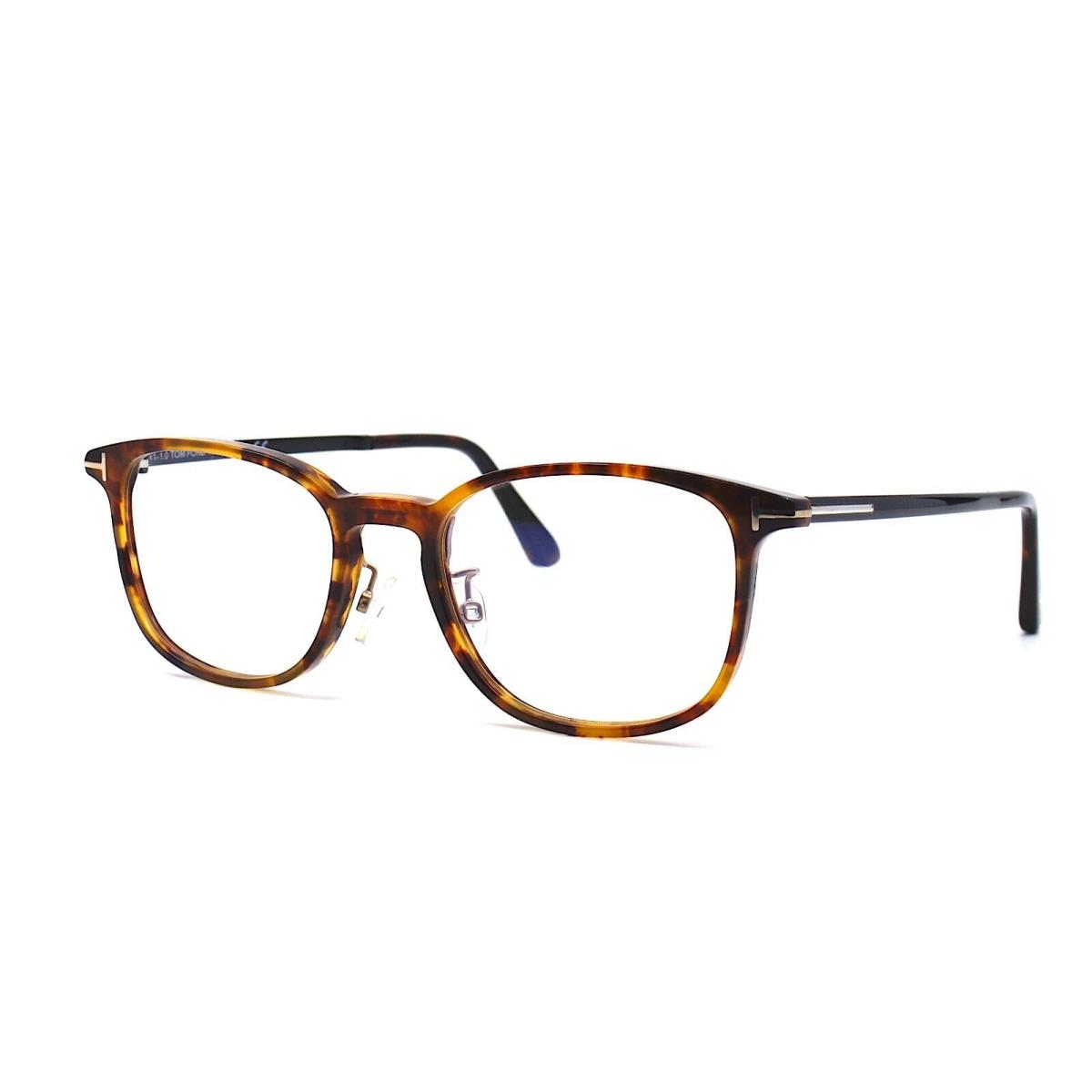 Tom Ford TF5594-D-B/V 056 Havana Blue Block Eyeglasses Frame 52-19-145