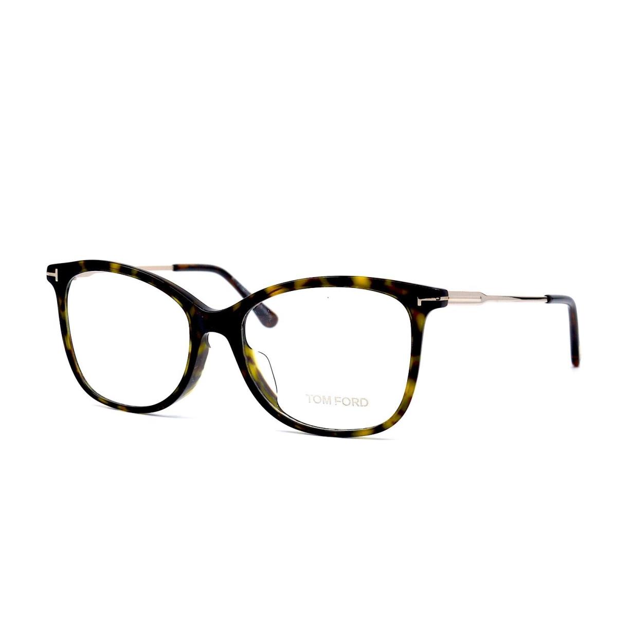Tom Ford TF5510-F 052 Havana/gold Eyeglasses Frame 54-17-145