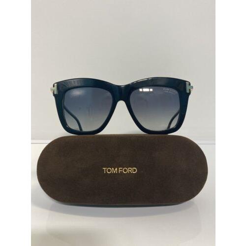 Tom Ford Dasha TF822 01D Black Polarized Bold Acetate Woman s Sunglasses