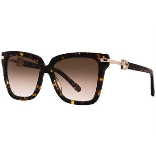 Salvatore Ferragamo SF1085S 219 Sunglasses Women`s Dark Tortoise/brown 57mm