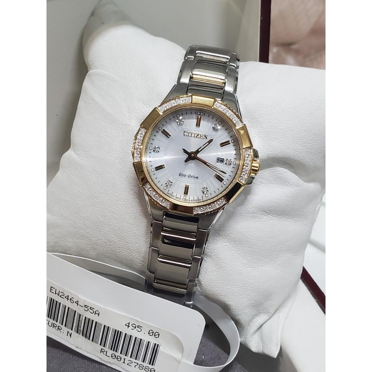 Citizen Riva 30 mm Silver Stainless Steel Case Gold/silver Stainless Steel