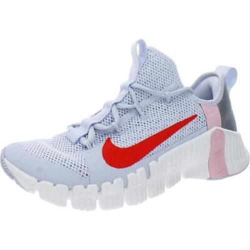 Nike Womens Free Metcon 3 Mesh Trainers Workout Running Shoes Sneakers Bhfo 6695 - Football Grey/Bright Crimson