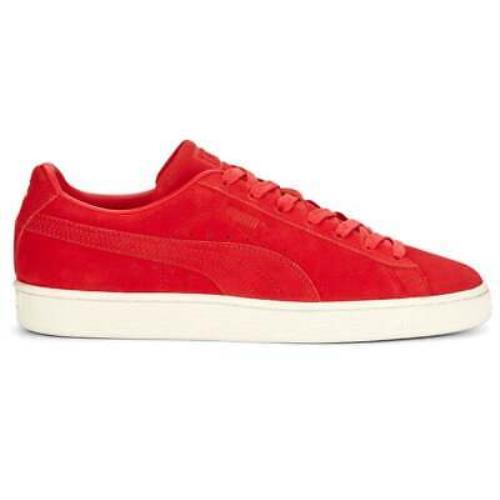 Puma Suede Classic 75Y Lace Up Mens Red Sneakers Casual Shoes 39332503 - Red