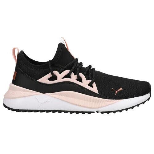 Puma 38463601 Pacer Future Allure Wmn`s Medium Black/pink Mesh Athletic Shoes - Black/Pink