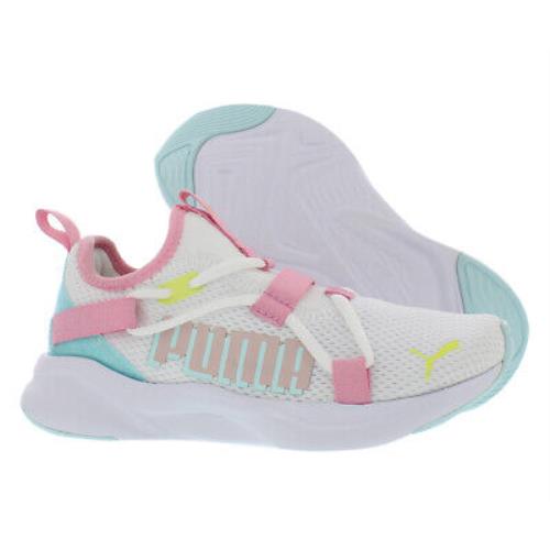 Puma Softride Rift So Popglitch Girls Shoes - White/Pink , Pink Main