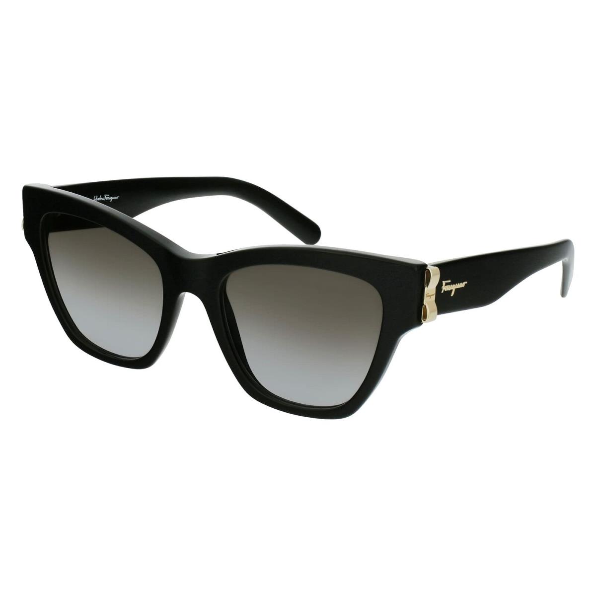 Salvatore Ferragamo SF 1010S 001 Black Sunglasses with Grey Lenses