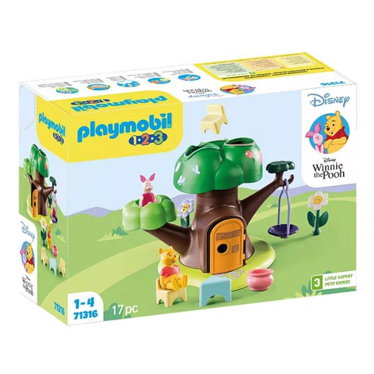 Playmobil 123 Disney Winnie The Pooh Winnie`s and Piglet`s Tree House Building