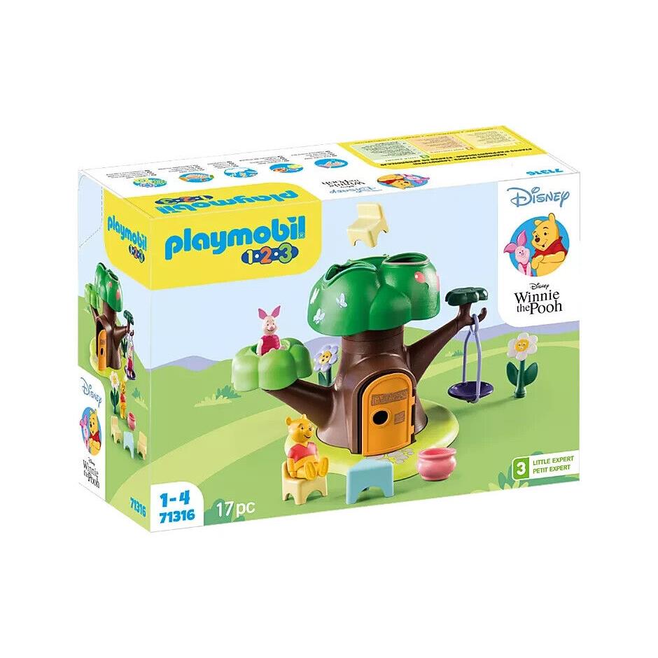 Playmobil 1 2 3 Disney: Winnie`s Piglet`s Tree House 71316 Mib/new