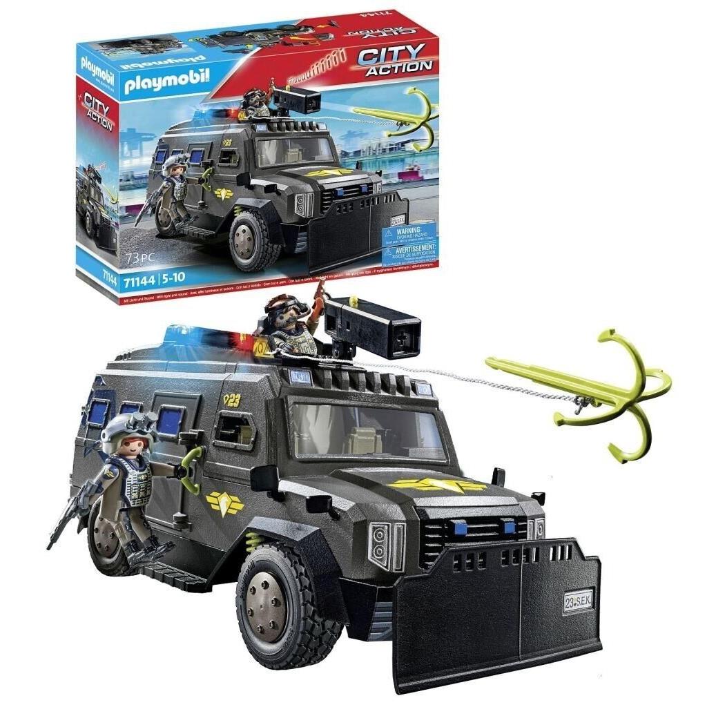 Playmobil City Action 71144 Tactical Police: All-terrain Vehicle Mib/new