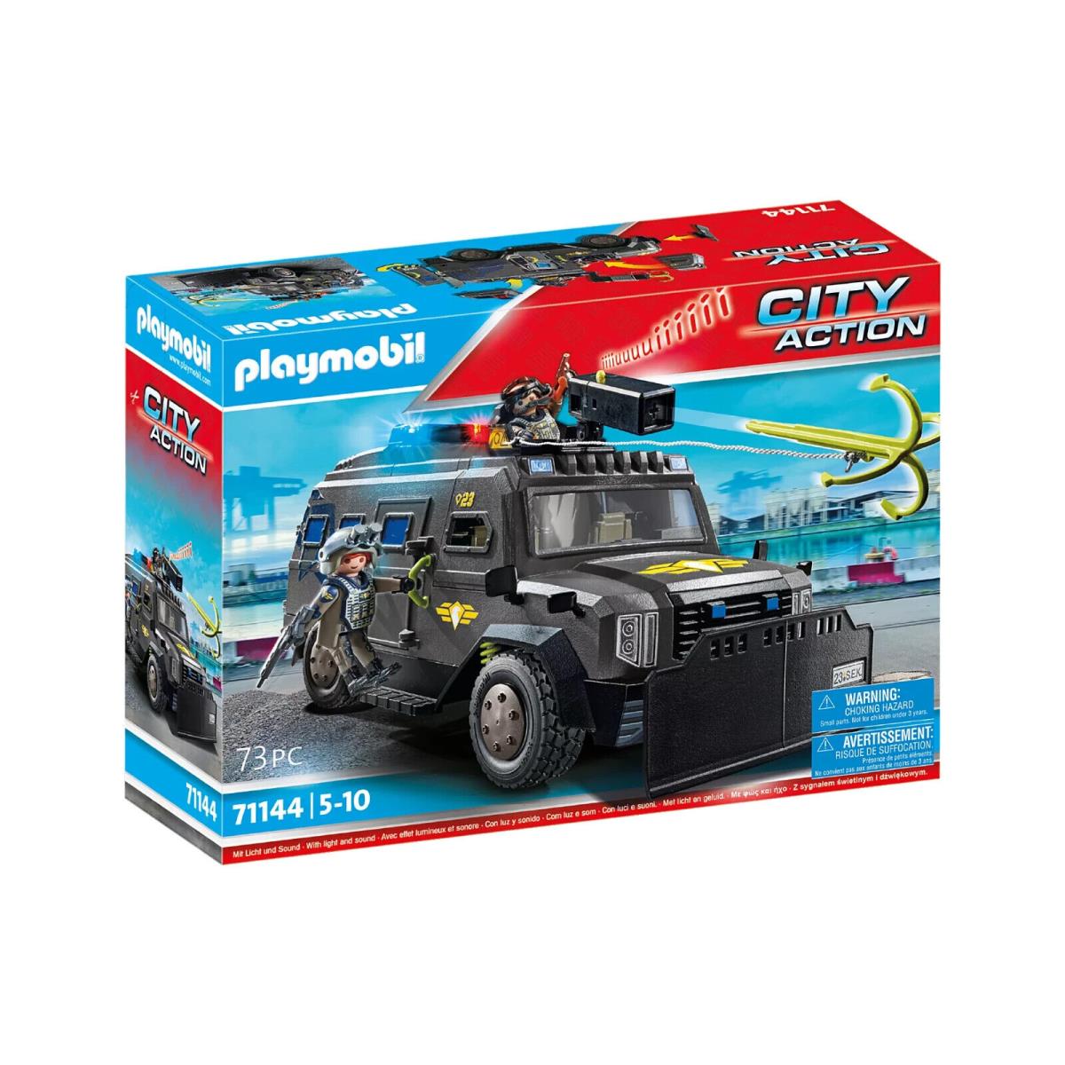 Playmobil City Action 71144 Tactical Police: All-terrain Vehicle Mib/new