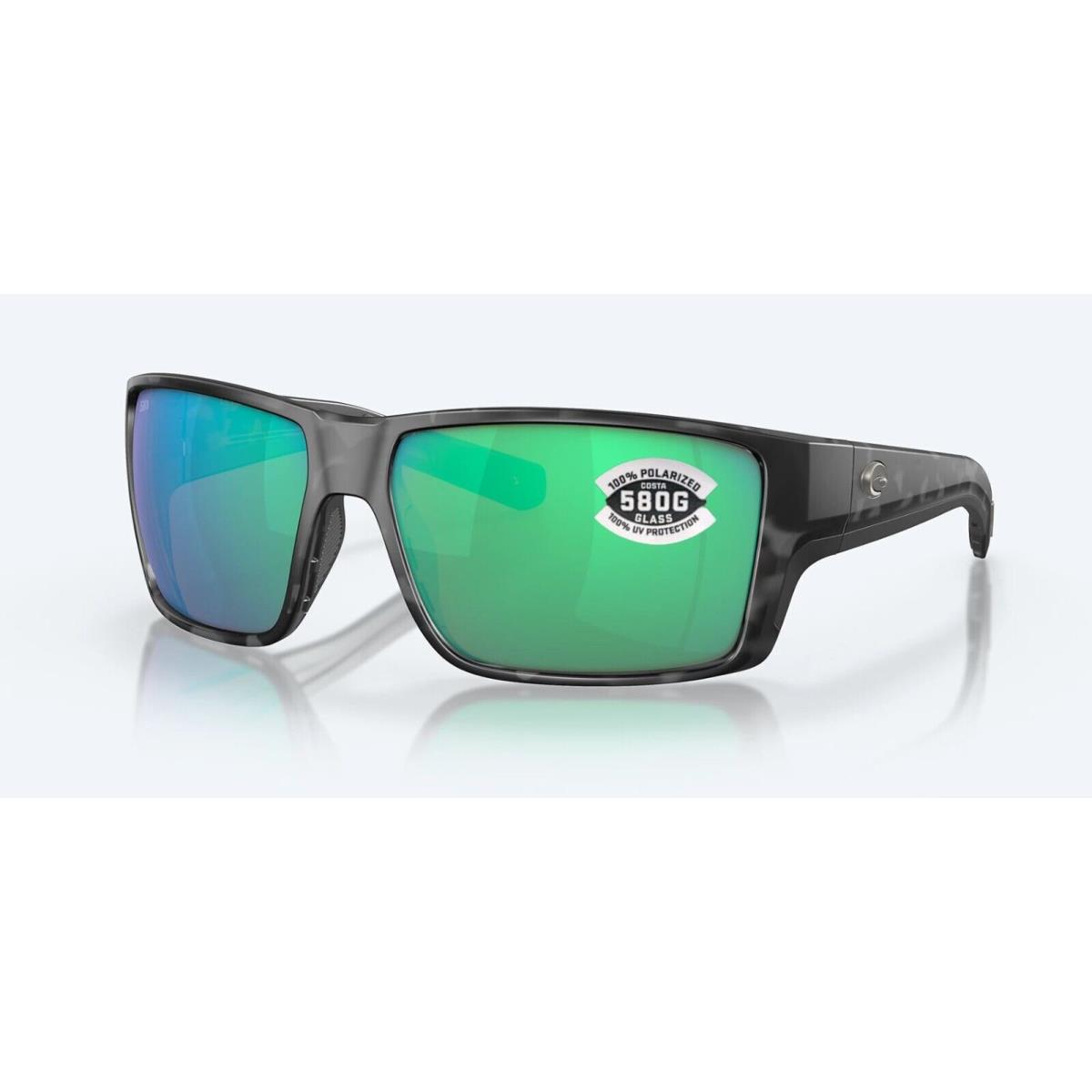 Costa Del Mar Reefton Pro Tiger Shark / Green Mirror Polarized Glass 580G