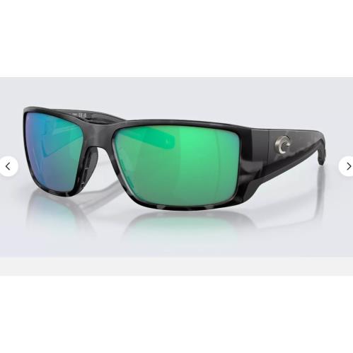 Costa Del Mar Blackfin Pro Tiger Shark / Green Mirror Polarized Glass 580G