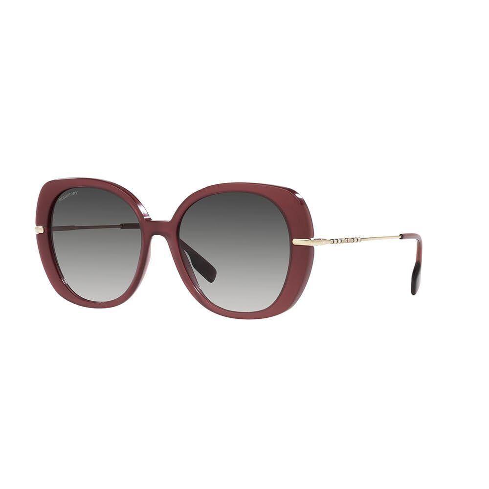 Burberry Eugenie Sunglasses BE4374 40228G 55mm Bordeaux / Grey Gradient Lens