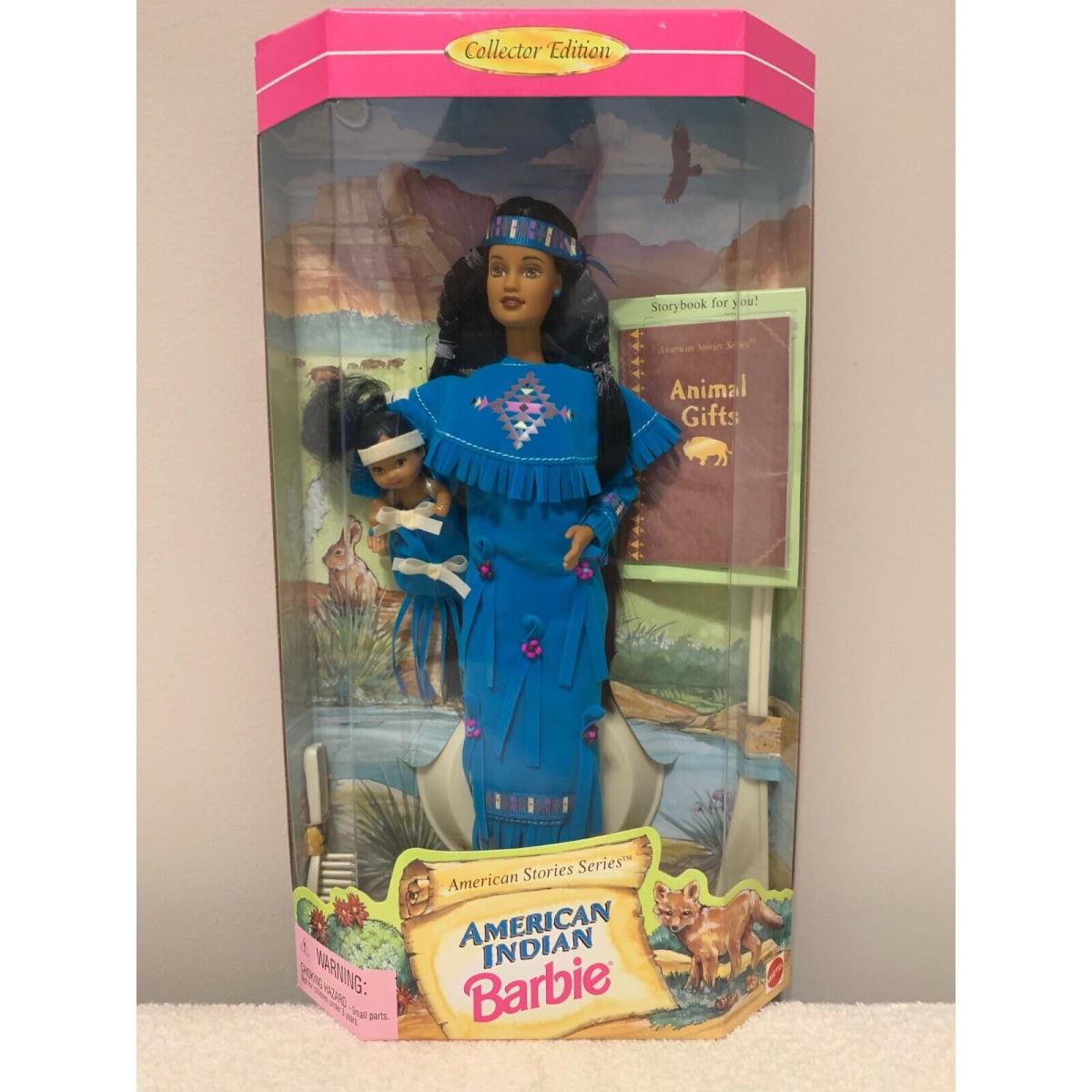 American Indian Barbie-american Stories Series Collector-1996 - 17313-New Nrfb