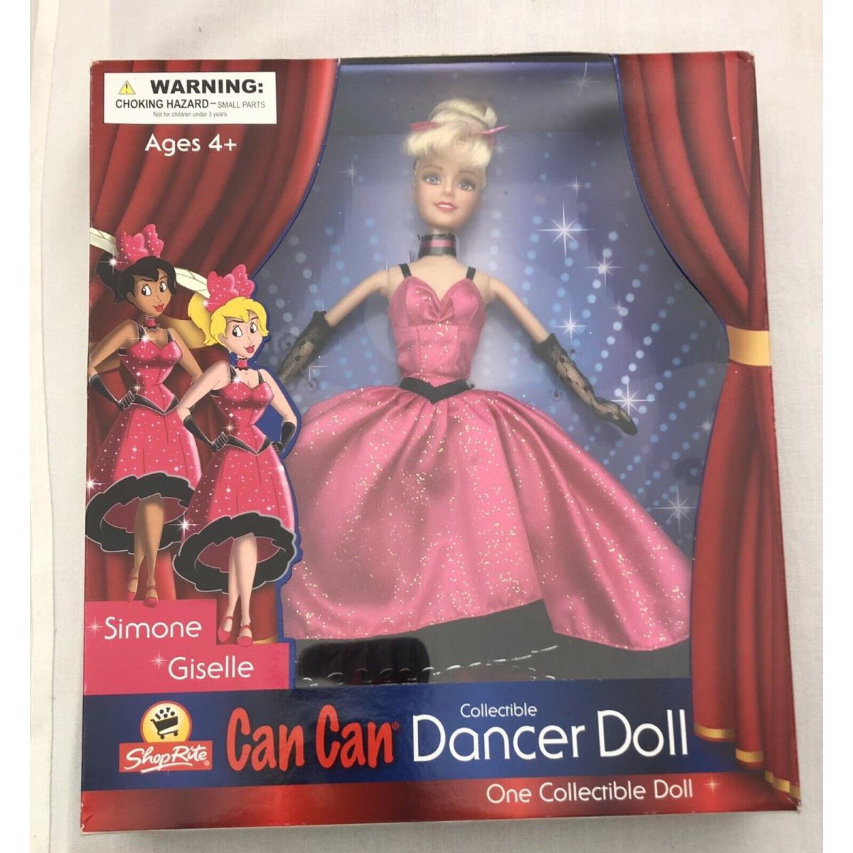 2016 Mattel Shoprite Can Can Dancer Giselle Barbie Doll 16189 Nrfb