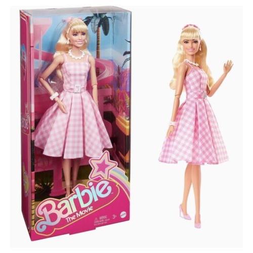 Barbie The Movie Margot Robbie Collectible Doll Wearing Pink + Free Gifts
