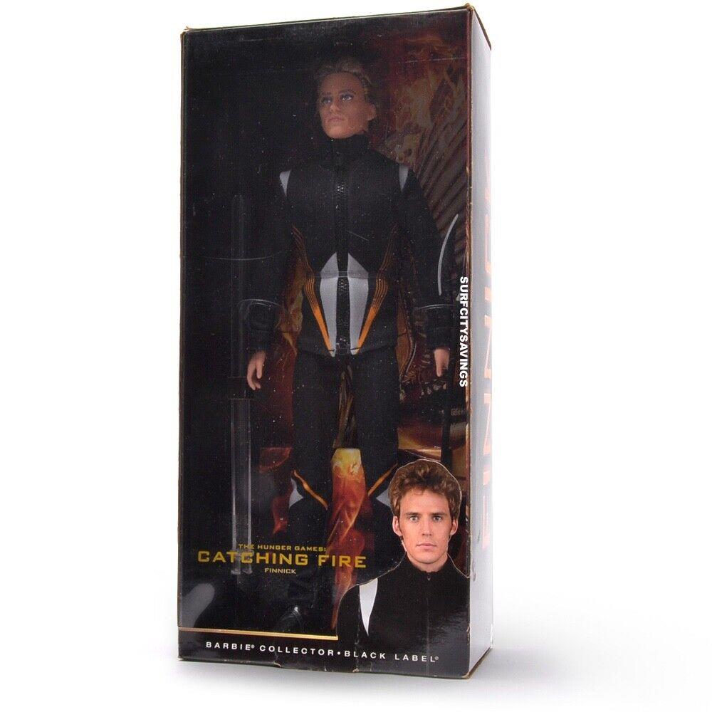 Mattel Barbie Doll The Hunger Games Catching Fire Finnick Black Label