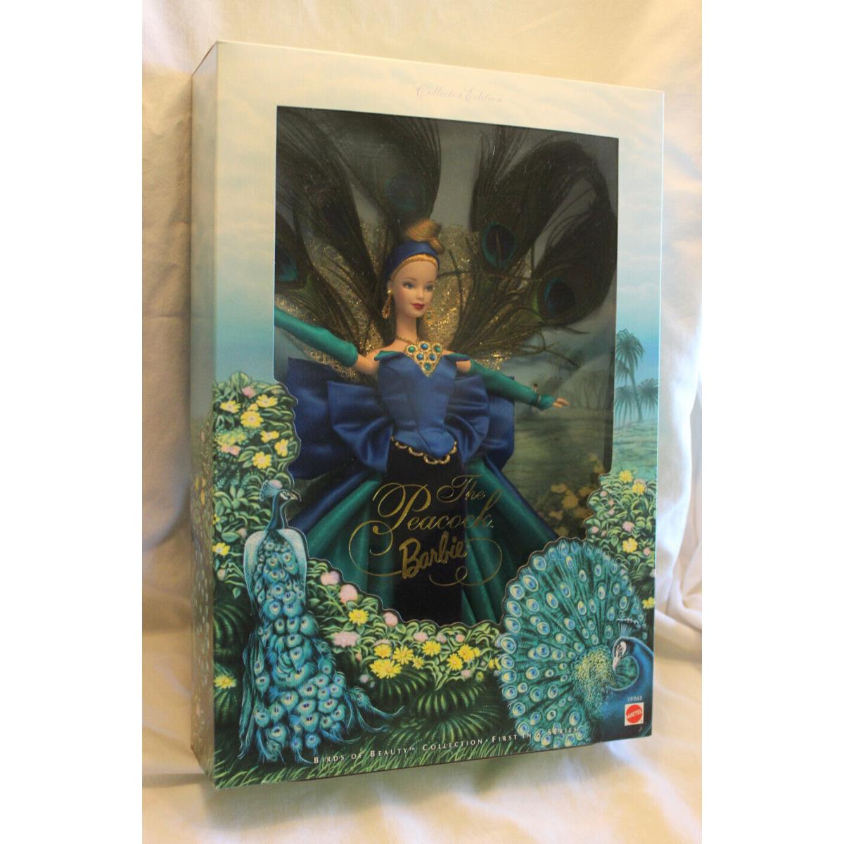 1998 The Peacock Barbie - Birds OF Beauty Collection - Nrfb