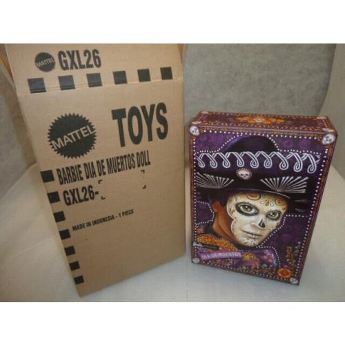 Barbie 2021 Ken Dia De Los Muertos Day of The Dead Doll Mattel GXL26